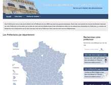 Tablet Screenshot of info-prefecture.fr